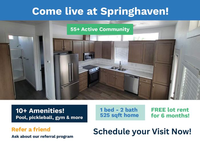 Springhaven RV Resort - Unit B42 - Kitchen